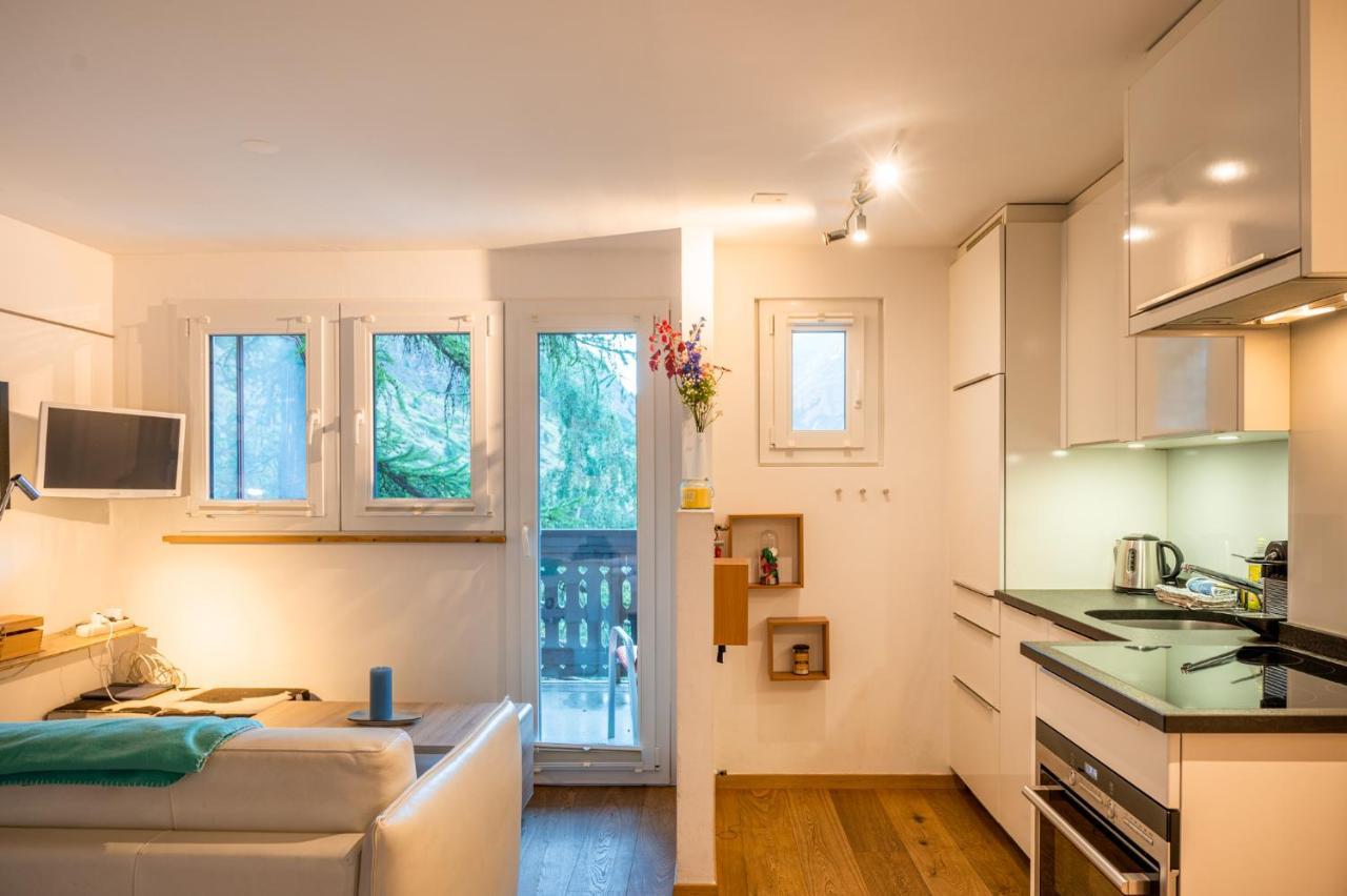 Studio Direkt Im Zentrum, Tolle Terrasse, Aussicht Zermatt Zewnętrze zdjęcie