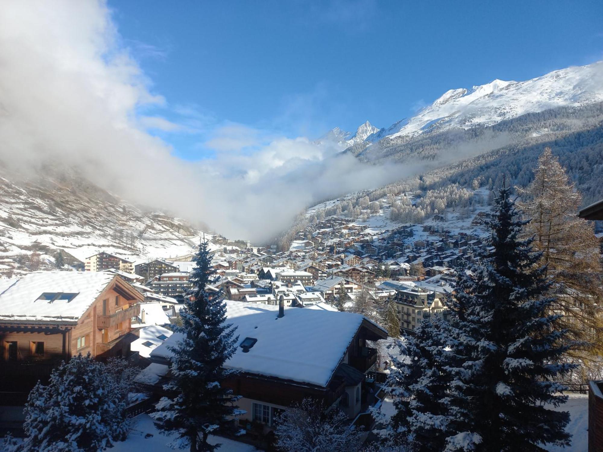 Studio Direkt Im Zentrum, Tolle Terrasse, Aussicht Zermatt Zewnętrze zdjęcie
